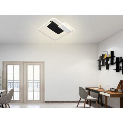 Светодиодный потолочный светильник с регулированием яркости LED/70W/230V 3000-6500K + дистанционное управление