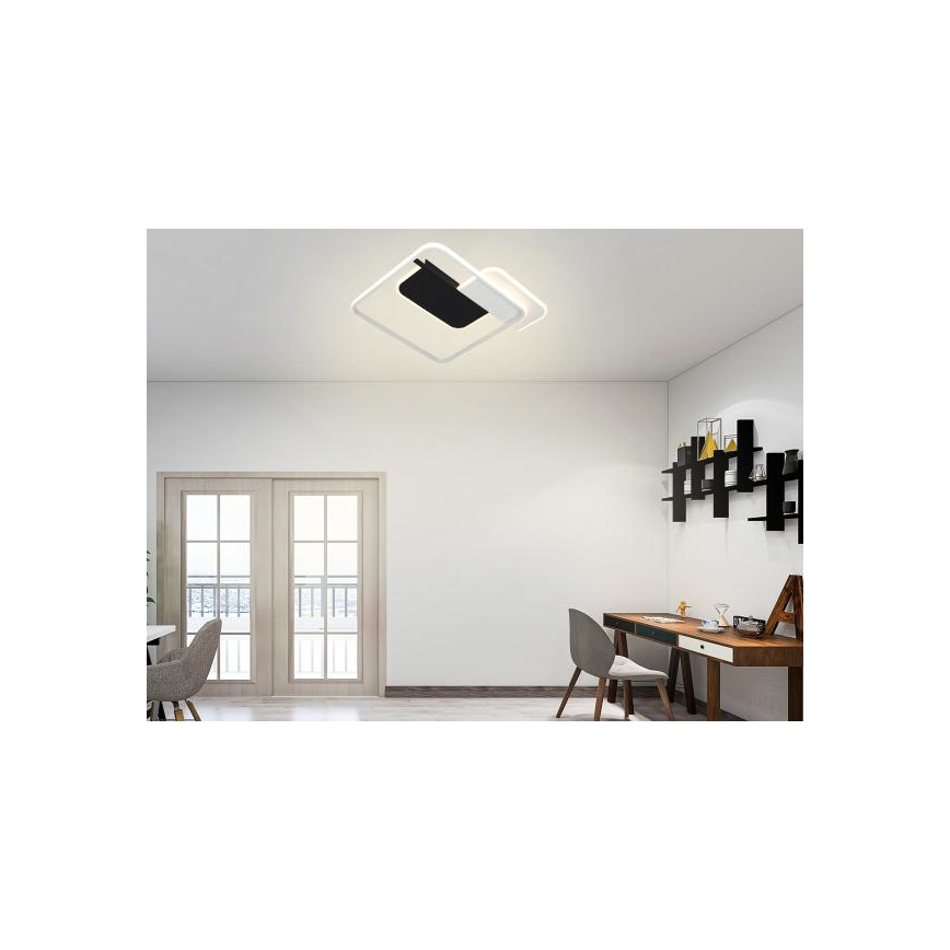 Светодиодный потолочный светильник с регулированием яркости LED/70W/230V 3000-6500K + дистанционное управление