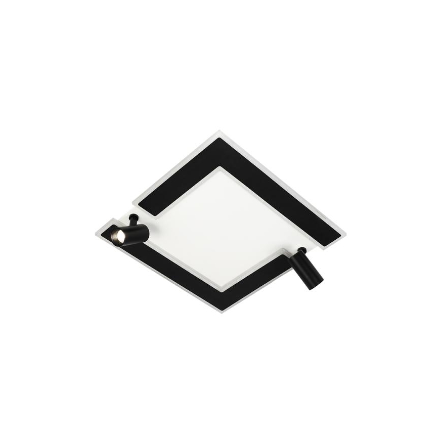 Светодиодный потолочный светильник с регулированием яркости LED/80W/230V 3000-6500K черный + дистанционное управление