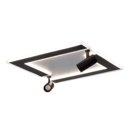 Светодиодный потолочный светильник с регулированием яркости LED/80W/230V 3000-6500K черный + дистанционное управление