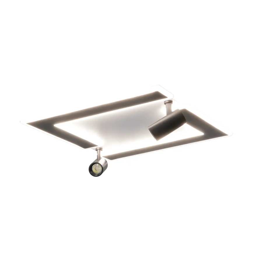 Светодиодный потолочный светильник с регулированием яркости LED/80W/230V 3000-6500K черный + дистанционное управление