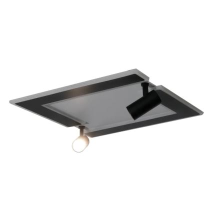 Светодиодный потолочный светильник с регулированием яркости LED/80W/230V 3000-6500K черный + дистанционное управление