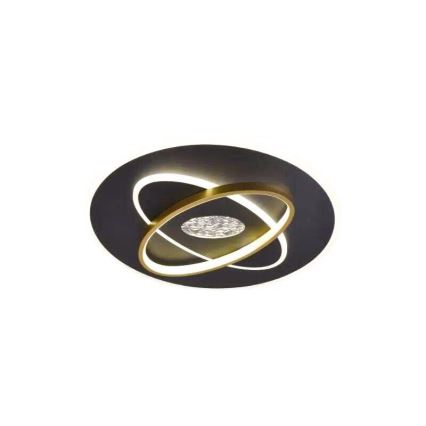 Светодиодный потолочный светильник с регулированием яркости LED/80W/230V 3000-6500K черный + дистанционное управление