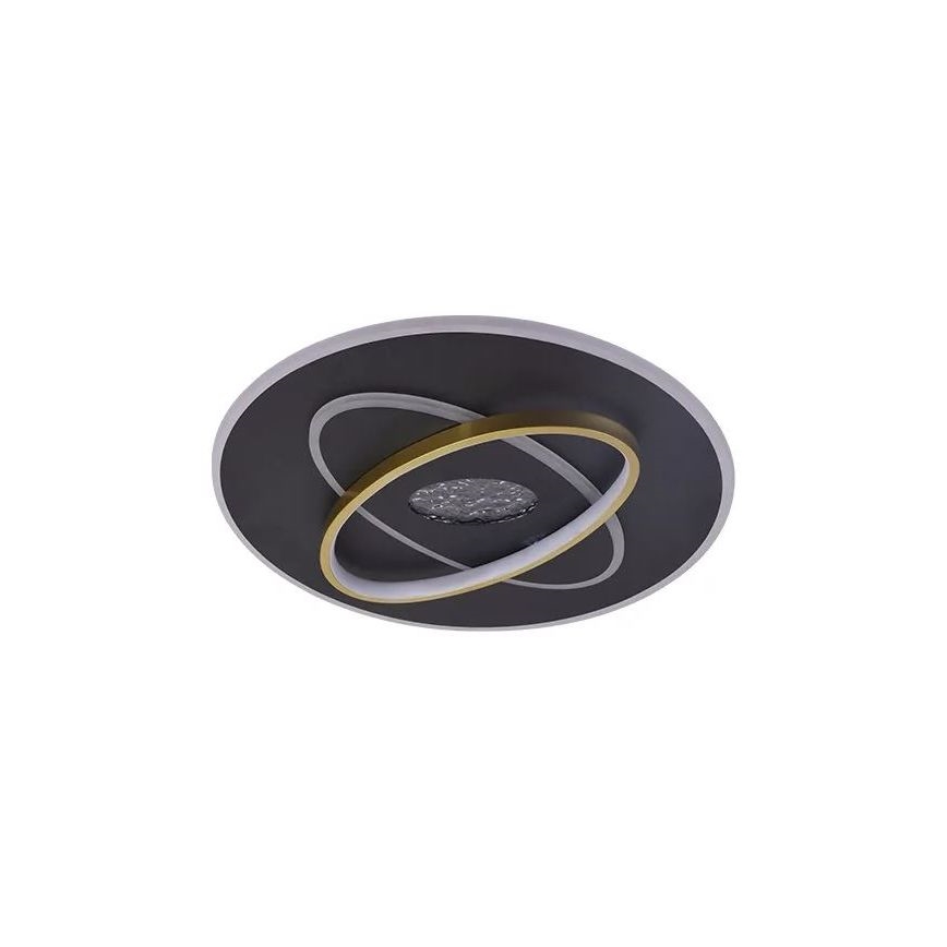 Светодиодный потолочный светильник с регулированием яркости LED/80W/230V 3000-6500K черный + дистанционное управление