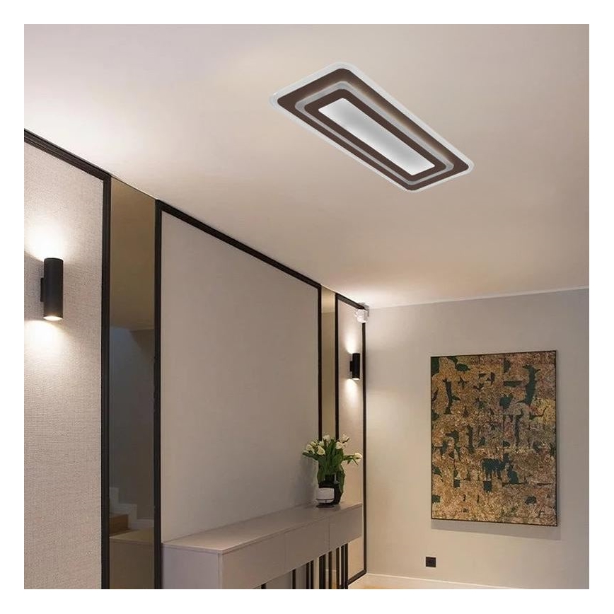 Светодиодный потолочный светильник с регулированием яркости LED/85W/230V 3000-6500K + дистанционное управление