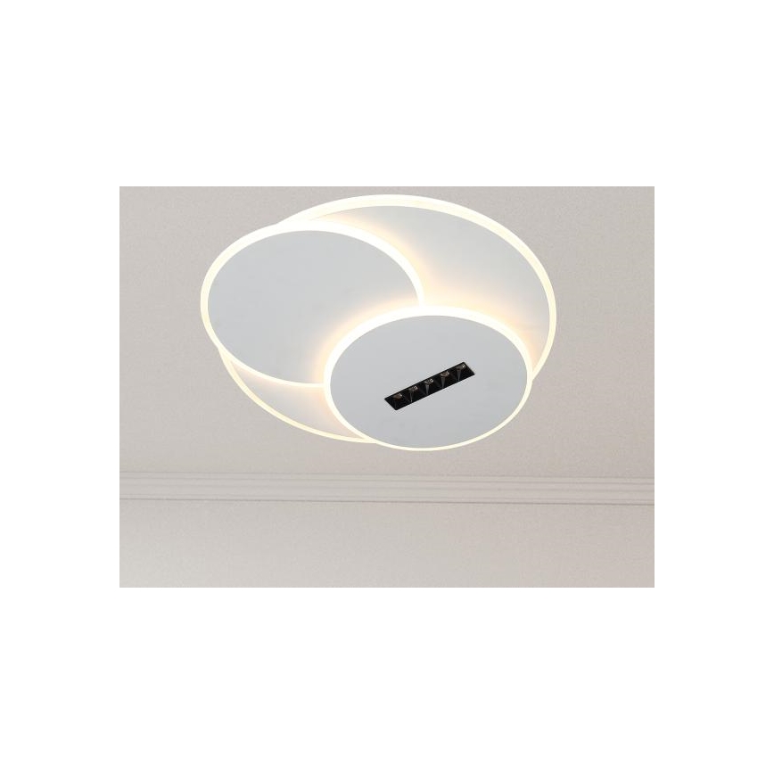 Светодиодный потолочный светильник с регулированием яркости LED/90W/230V 3000-6500K белый + дистанционное управление