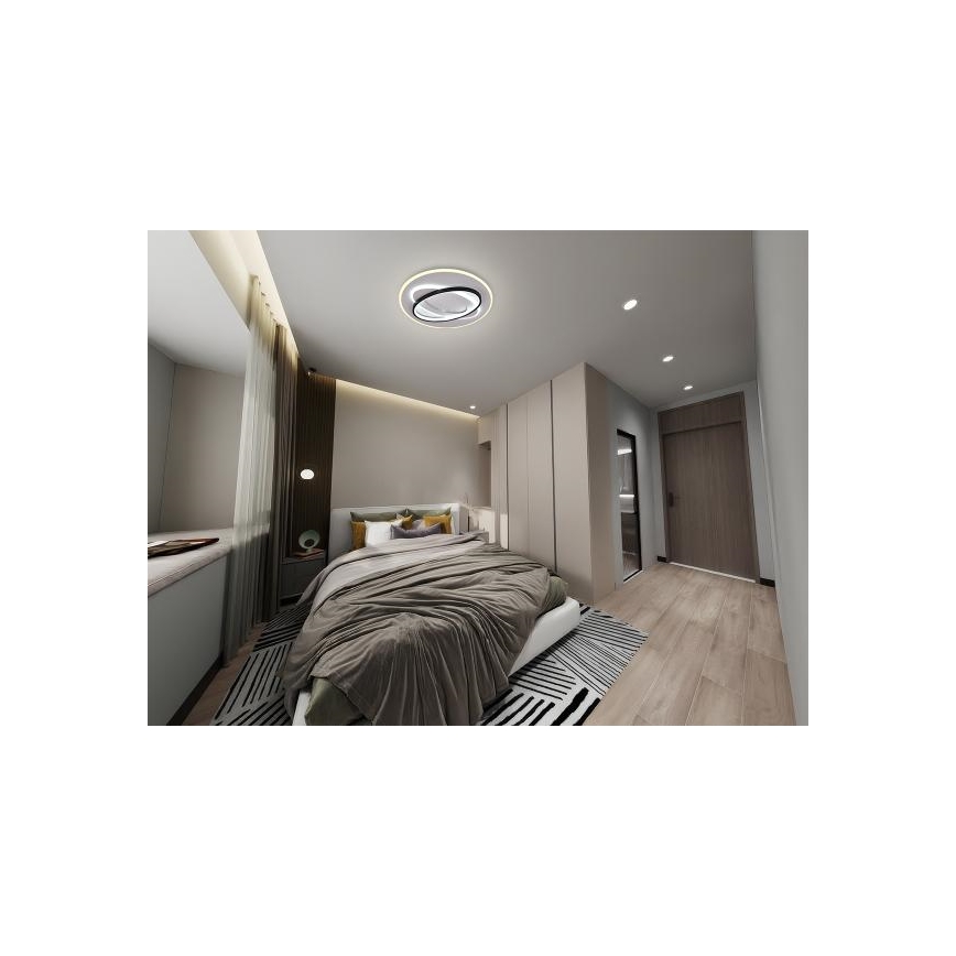 Светодиодный потолочный светильник с регулированием яркости LED/90W/230V 3000-6500K + дистанционное управление