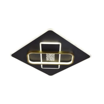 Светодиодный потолочный светильник с регулированием яркости LED/90W/230V 3000-6500K черный + дистанционное управление