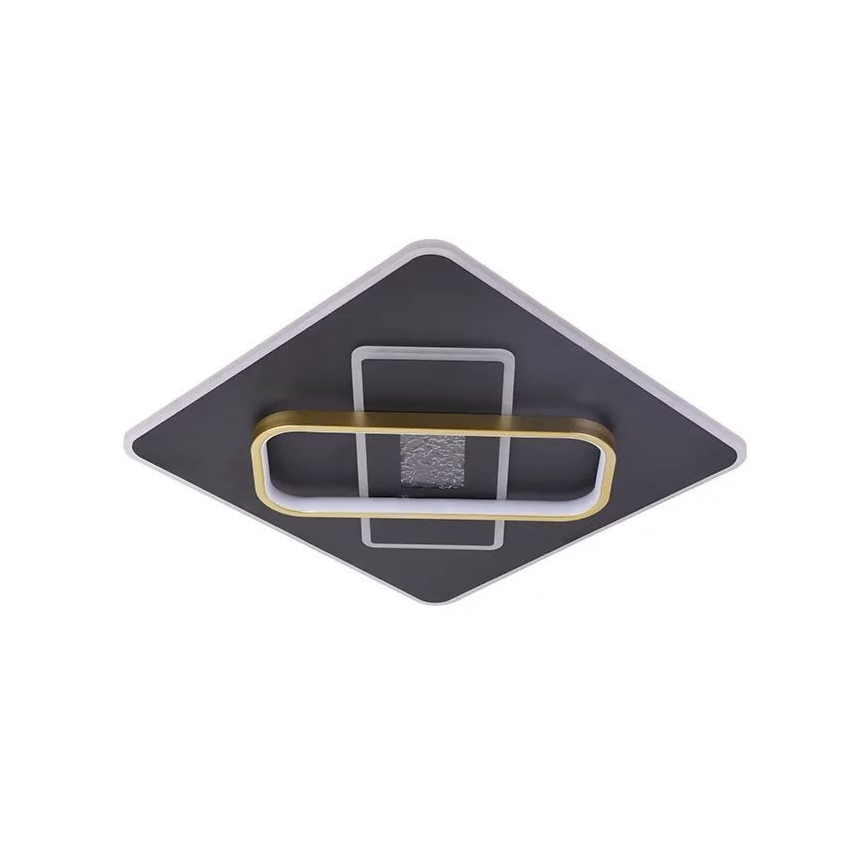 Светодиодный потолочный светильник с регулированием яркости LED/90W/230V 3000-6500K черный + дистанционное управление