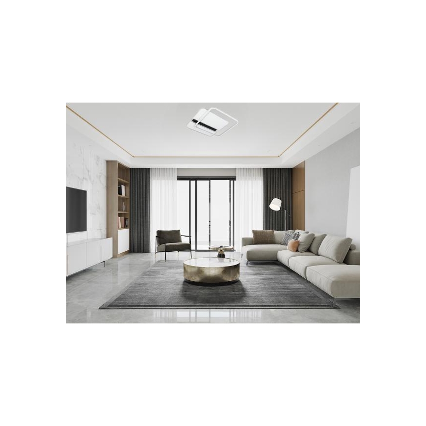 Светодиодный потолочный светильник с регулированием яркости LED/95W/230V 3000-6500K белый + дистанционное управление