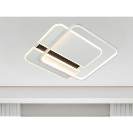 Светодиодный потолочный светильник с регулированием яркости LED/95W/230V 3000-6500K белый + дистанционное управление