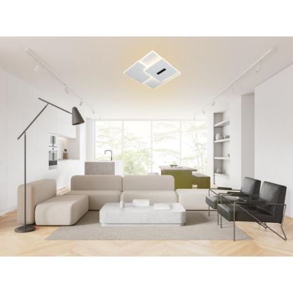Светодиодный потолочный светильник с регулированием яркости LED/95W/230V 3000-6500K белый + дистанционное управление