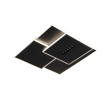 Светодиодный потолочный светильник с регулированием яркости LED/95W/230V 3000-6500K черный + дистанционное управление
