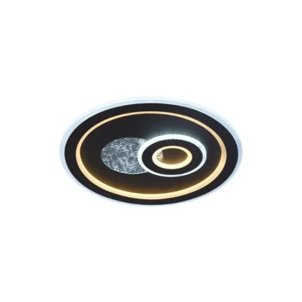 Светодиодный потолочный светильник с регулированием яркости LED/95W/230V 3000-6500K черный + дистанционное управление