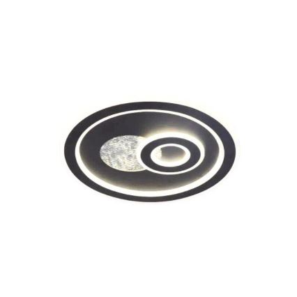 Светодиодный потолочный светильник с регулированием яркости LED/95W/230V 3000-6500K черный + дистанционное управление