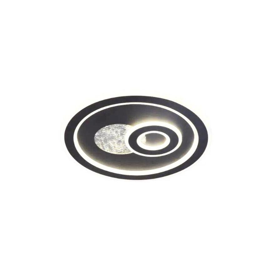 Светодиодный потолочный светильник с регулированием яркости LED/95W/230V 3000-6500K черный + дистанционное управление