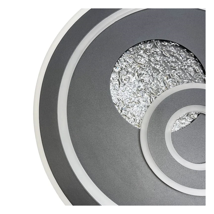 Светодиодный потолочный светильник с регулированием яркости LED/95W/230V 3000-6500K черный + дистанционное управление