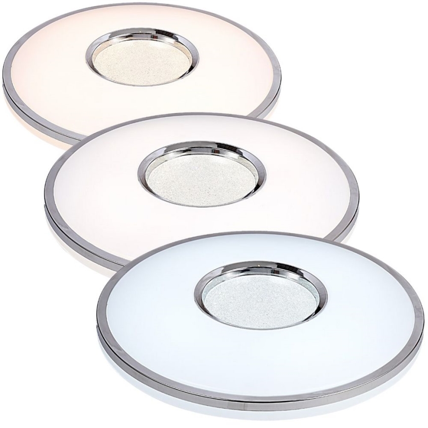 Светодиодный потолочный светильник с регулированием яркости LEON LED/24W/230V + дистанционное управление
