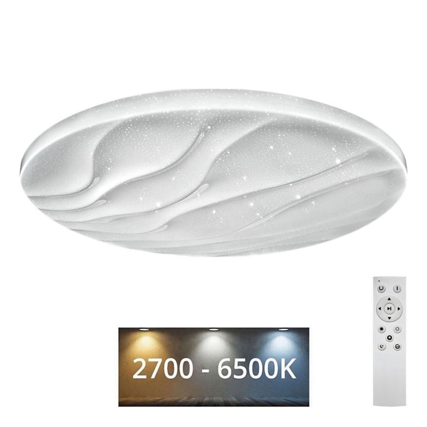 Светодиодный потолочный светильник с регулированием яркости LIKA LED/60W/230V 2700-6500K диаметр 58 см + дистанционное управление