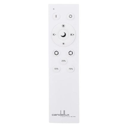 Светодиодный потолочный светильник с регулированием яркости LUXON LED/60W/230V 2800-6500K бежевый + дистанционное управление
