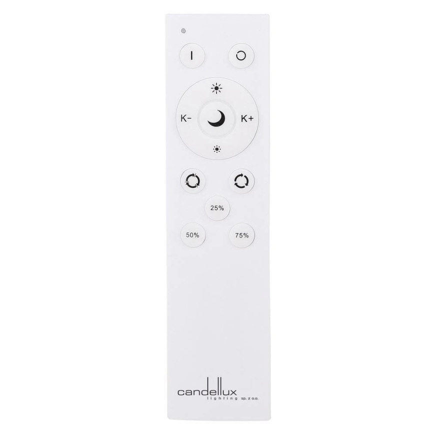 Светодиодный потолочный светильник с регулированием яркости LUXON LED/60W/230V 2800-6500K бежевый + дистанционное управление