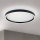 Светодиодный потолочный светильник с регулированием яркости MASCA LED/36W/230V 2700/3350/4000K диаметр 40 см черный