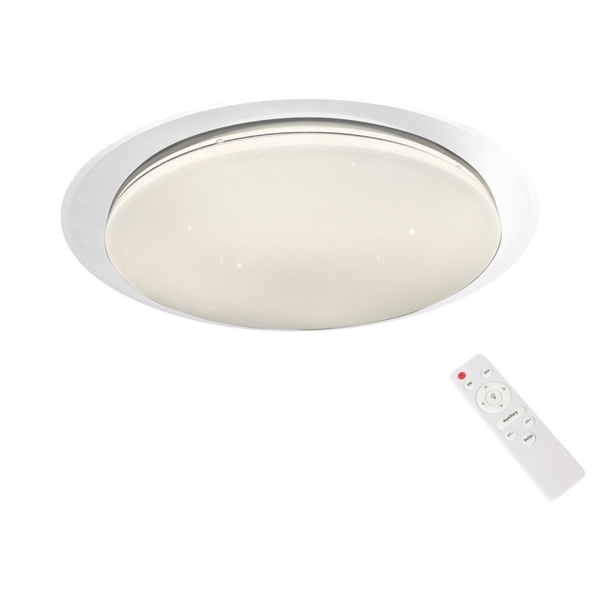 Светодиодный потолочный светильник с регулированием яркости ONTARIO LED/24W/230V 3000-6000K + дистанционное управление