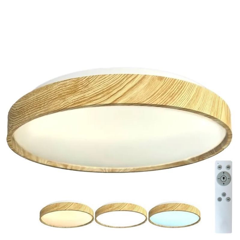 Светодиодный потолочный светильник с регулированием яркости OPAL LED/48W/230V 3000-6500K диаметр 49,9 см + дистанционное управление