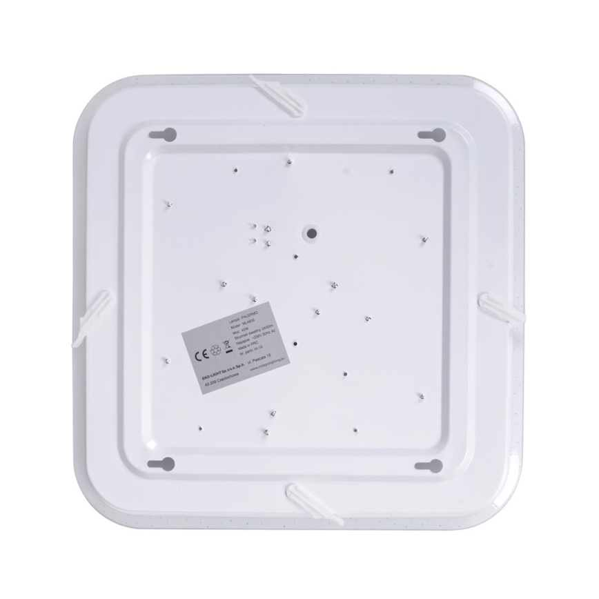 Светодиодный потолочный светильник с регулированием яркости PALERMO LED/40W/230V + дистанционное управление