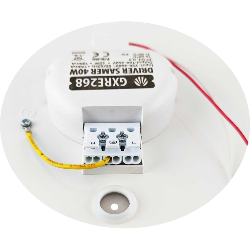 Светодиодный потолочный светильник с регулированием яркости SAMER LED/40W/230V 2900-6000K + дистанционное управление