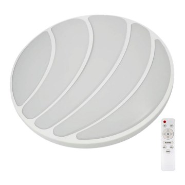Светодиодный потолочный светильник с регулированием яркости SHELL WHITE LED/40W/230V + дистанционное управление