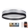 Светодиодный потолочный светильник с регулированием яркости SMART CORAL LED/24W/230V Wi-Fi Tuya черный/белый + дистанционное управление