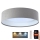 Светодиодный потолочный светильник с регулированием яркости SMART GALAXY LED/36W/230V диаметр 55 см 2700-6500K Wi-Fi Tuya серый/белый + дистанционное управление