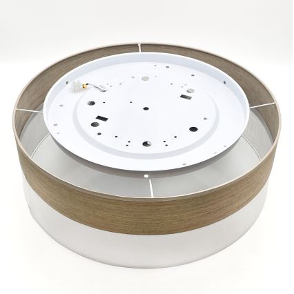 Светодиодный потолочный светильник SIRJA WOOD LED/36W/230V диаметр 45 cm белая/дуб