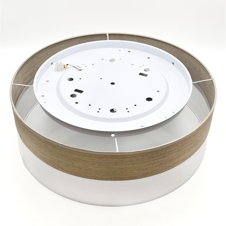 Светодиодный потолочный светильник SIRJA WOOD LED/36W/230V диаметр 45 cm белая/дуб