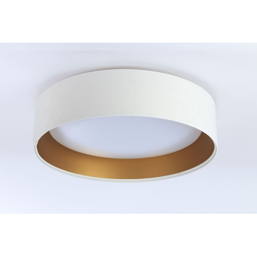 Светодиодный потолочный светильник с регулированием яркости SMART GALAXY LED/36W/230V диаметр 55 см 2700-6500K Wi-Fi Tuya белый/золотистый + дистанционное управление