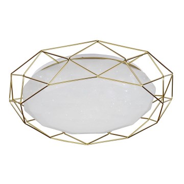 Светодиодный потолочный светильник SVEN LED/24W/230V золотой