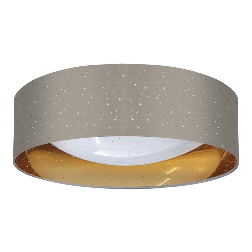 Светодиодный потолочный светильник TULUZA LED/24W/230V диаметр 40 см коричневый