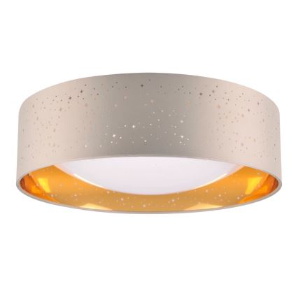 Светодиодный потолочный светильник TULUZA LED/24W/230V диаметр 40 см коричневый