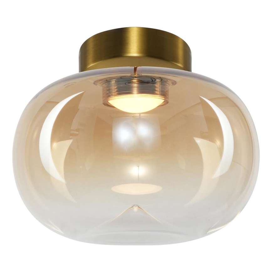 Светодиодный потолочный светильник VASO LED/4W/230V диаметр 18 см золотистый/дымчатый