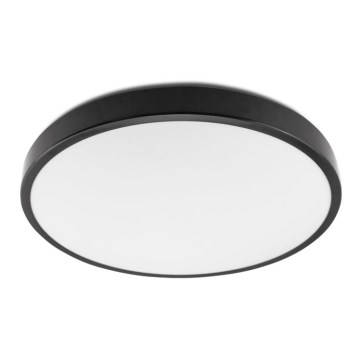 Светодиодный потолочный светильник ZOE LED/24W/230V IP44 черный