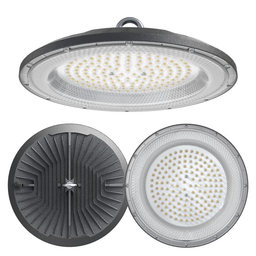 Светодиодный промышленный технический светильник HIGHBAY LED/100W/230V 4500K IP65 серый