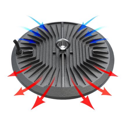Светодиодный промышленный технический светильник HIGHBAY LED/200W/230V 4500K IP65 серый