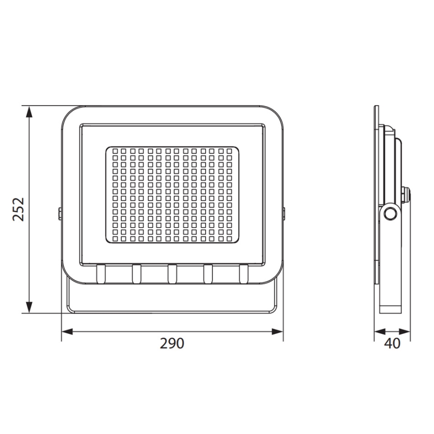 Светодиодный прожектор ALUM 1xLED/100W/230V IP65 4000K