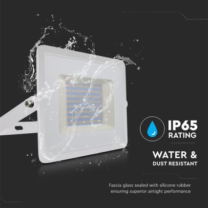 Светодиодный прожектор LED/100W/230V 6500K IP65 белый