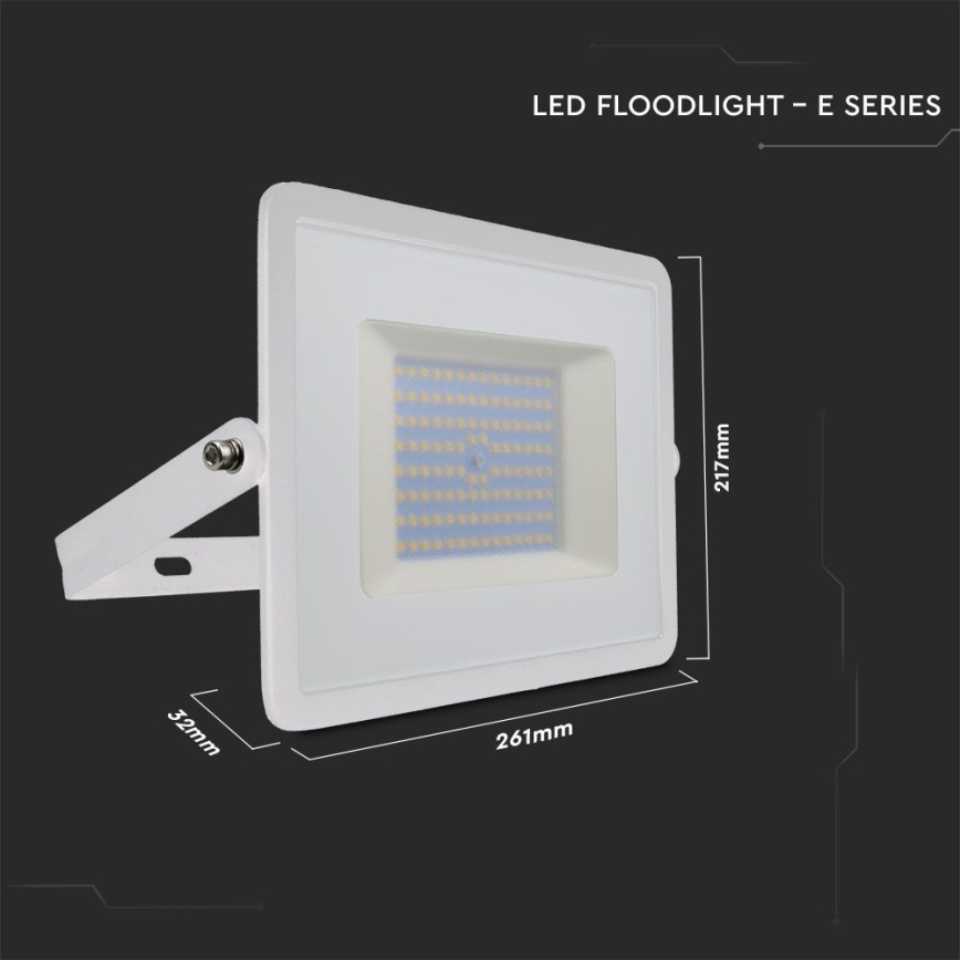 Светодиодный прожектор LED/100W/230V 6500K IP65 белый