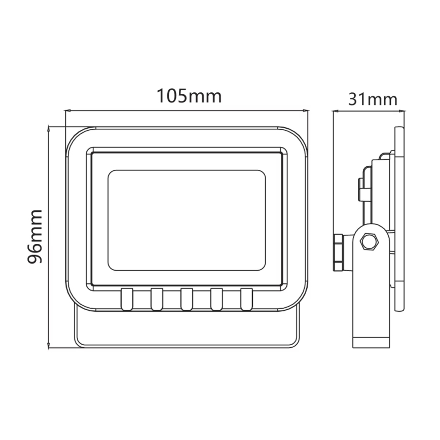 Светодиодный прожектор LED/10W/230V 6500K IP65