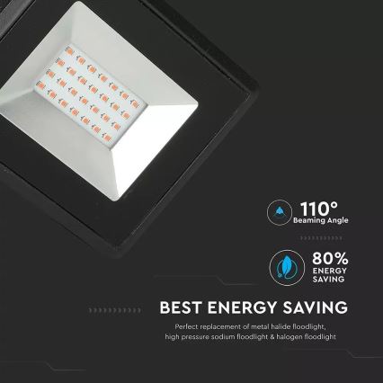 Светодиодный прожектор LED/20W/230V IP65 розовый свет