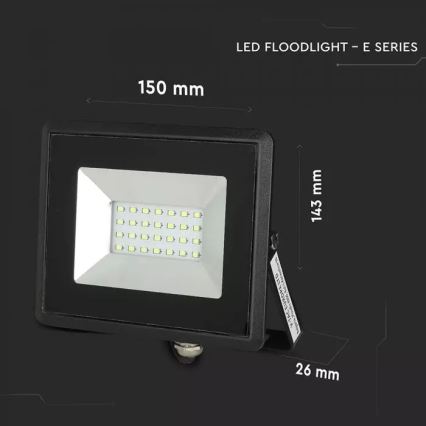 Светодиодный прожектор LED/20W/230V IP65 зеленый свет