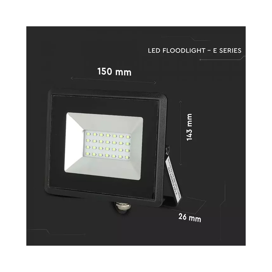 Светодиодный прожектор LED/20W/230V IP65 зеленый свет